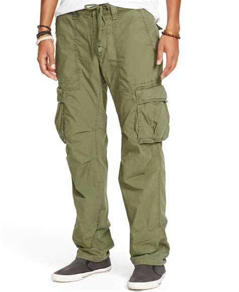 Denim And Supply Ralph Lauren Jersey Lined Cargo Pant In Green For Men Lyst