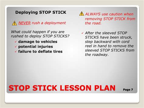 Ppt Stop Stick Training Powerpoint Presentation Free Download Id954277