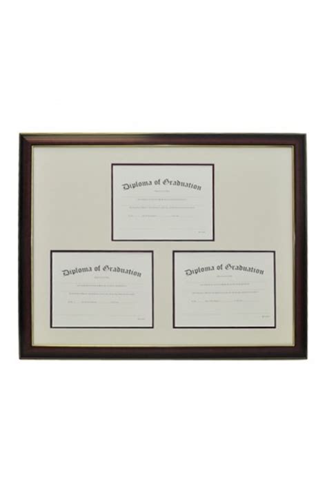 Triple Diploma Frame Multiple Diploma Display