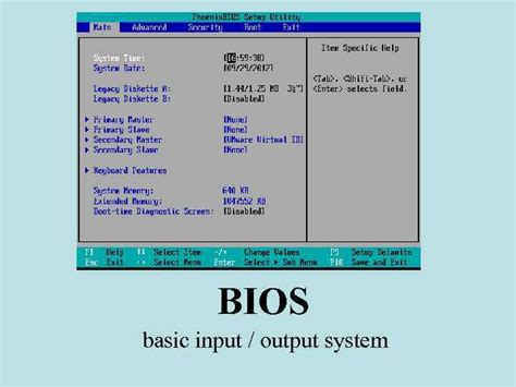 BIOS Basic Input Output System BIOS