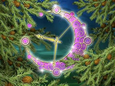 Pine Magic Clock Screensaver 29 Miracles Of Winter Holidays In Magic