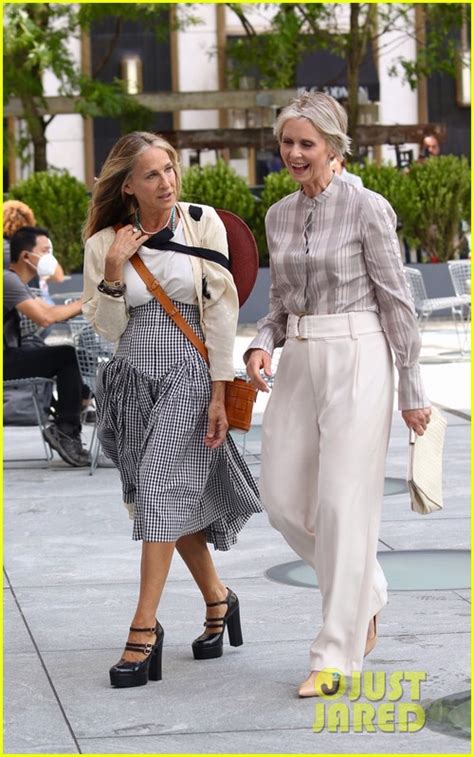 Sarah Jessica Parker And Cynthia Nixon Film First Scenes For Sex And The