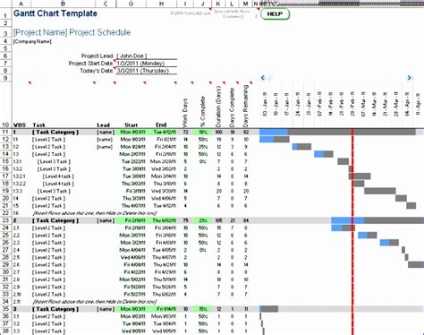 project planner template excel exceltemplates