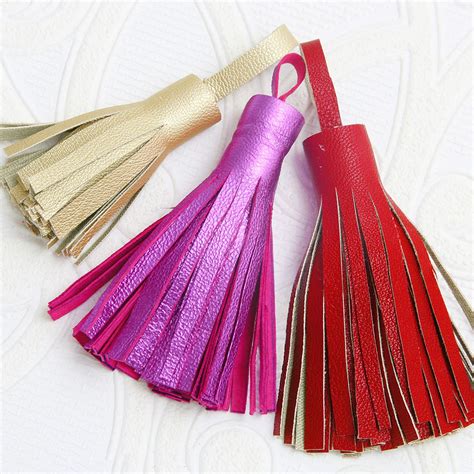 How To Make A Leather Tassel Easy Diy Leather Tassel How To Make