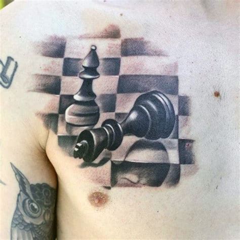 60 King Chess Piece Tattoo Designs For Men Powerful Ink Ideas