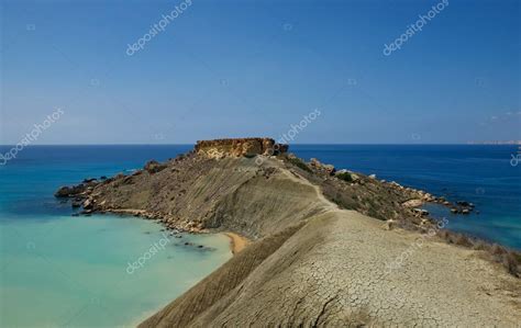 Malta Nature Cliffs In Malta Ramla Bay In Malta Maltese Landscape