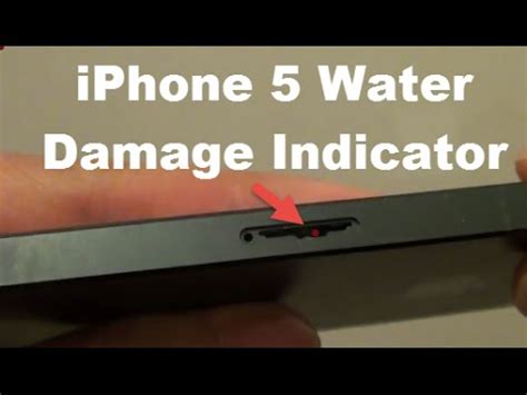 Make sure that the water damaged iphone is completely covered. iPhone 5: How to Check For Water Damage Indicator - YouTube