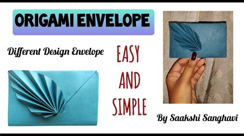 How To Make Origami Leaf Envelope Paper Envelope Super Easy