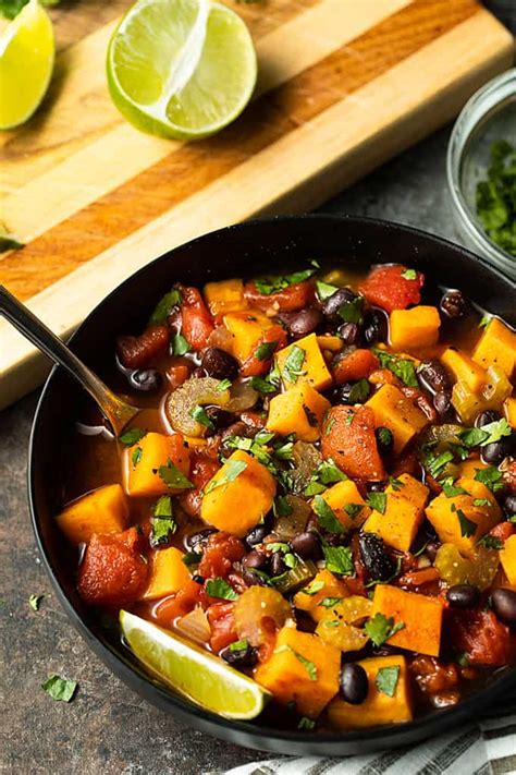 Beans are an absolute must in chili, otherwise it wouldn't be chili, now would it? Sweet Potato and Black Bean Chili | The Blond Cook