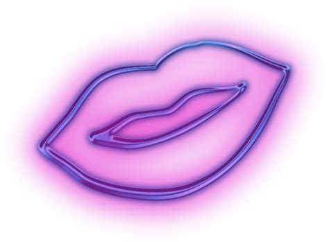 Neon Lips Neonlights Neonsigns Neonlips Sticker By Sereneur