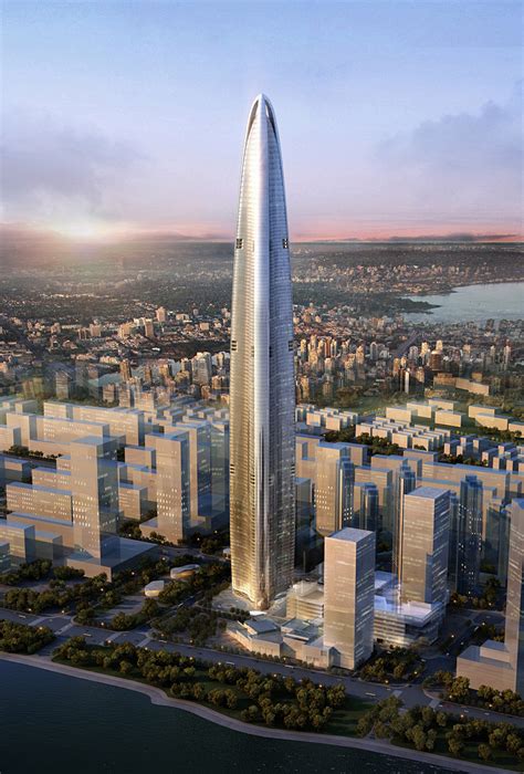 Courtesy adrian smith + gordon gill architecture. Wuhan Greenland Center by Adrian Smith + Gordon Gill ...