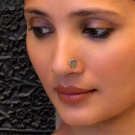 Pure Silver Nose Clip Mayura Of Indian Origin