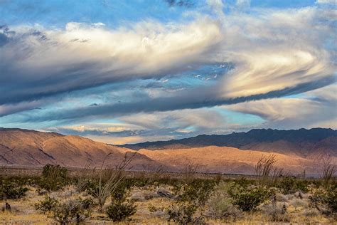 Morning Clouds Over The Desert Photograph By Peter Tellone Fine Art