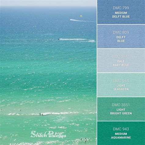 Ocean Color Palette Hex Codes