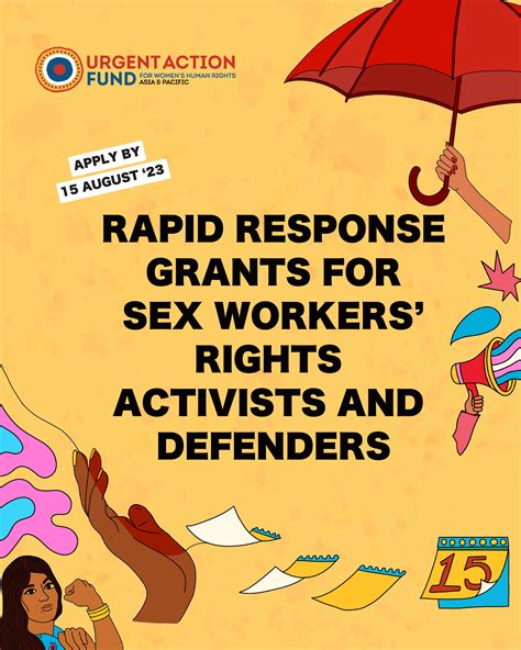 Rapid Response Grants For Sex Workers Rights Activists And Defenders Uaf Aandp
