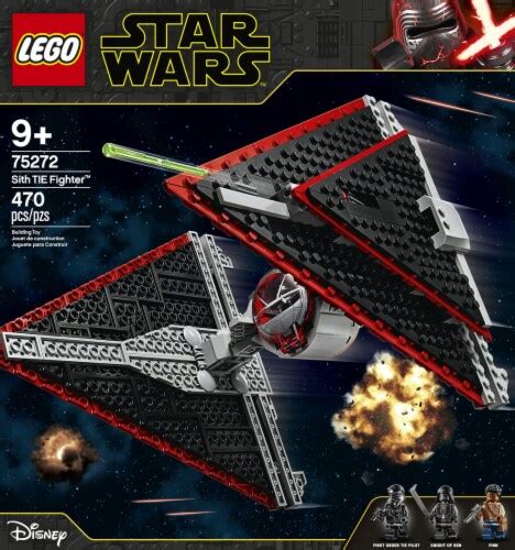 Lego 75272 Star Wars Sith Tie Fighter Building Set 470 Pc Kroger
