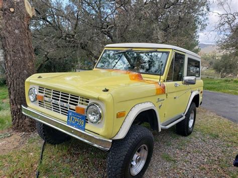 1974 Yellow Bronco Custom Classic Ford Bronco Restorations By Rocky