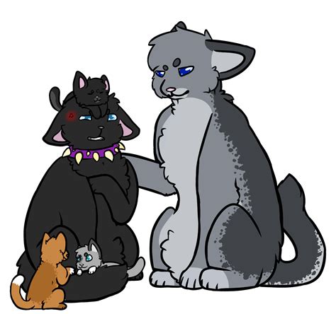 Scourge Ashfur And Their Kits By Yifftoy On Deviantart