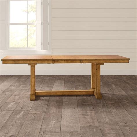 Shaler Extendable Solid Wood Dining Table Dining Table In Kitchen