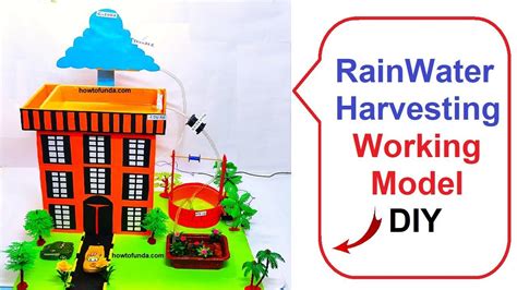 Rainwater Harvesting Working Model For Science Exhibition Diy Science Project Howtofunda Diy