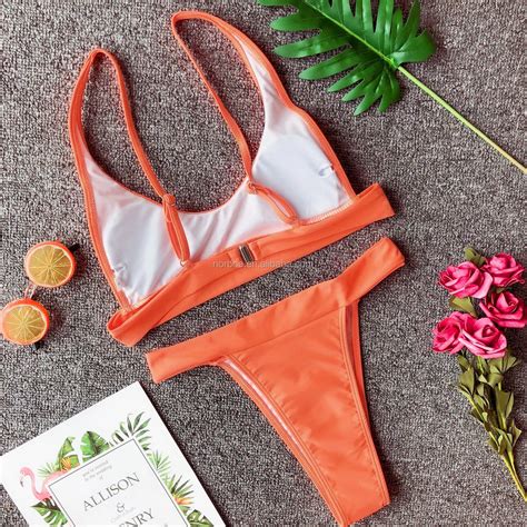 bikini ouvert pour femme maillot de bain sexy couleur chair