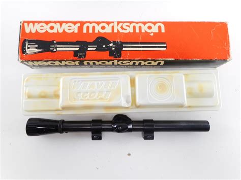 Weaver Marksman 4x Scope In Box