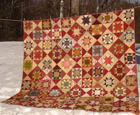 Civil War Quilts More Finished Stars In A Time Warp