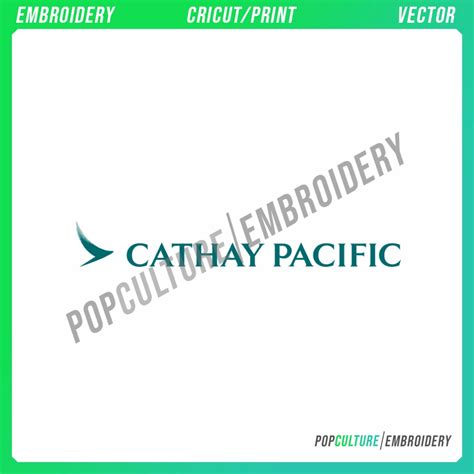 Cathay Pacific Logo Official Logo For Embroidery And Vector Pop