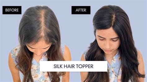 5x5 Silk Hair Toppers Most Natural Looking Hair Toppers Hair Thinning Solution In Seconds