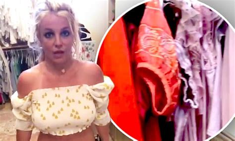 britney spears shows toned abs in crop top as she gives fans look into color coordinated wardrobe
