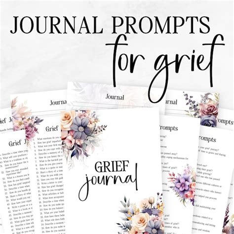 Grief Journal Printable Etsy
