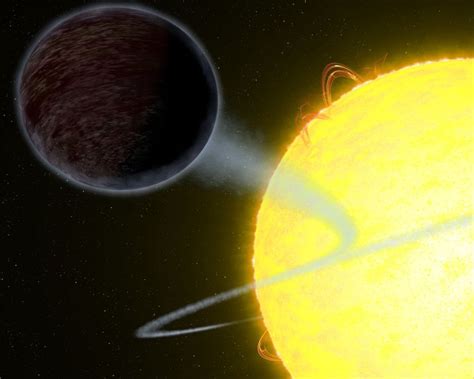 Giant Scorching Hot Alien Planet Is Darker Than Asphalt Space