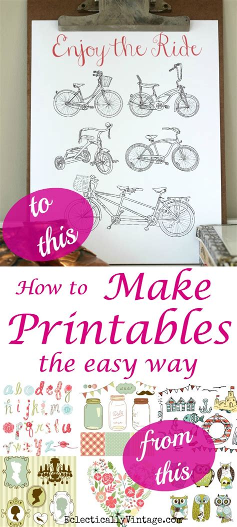 How To Make A Printable Printables How To Make Diy Paper Riset