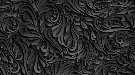 Abstract Black Grey Pattern Swirl Hd Wallpaper Wallpaperbetter