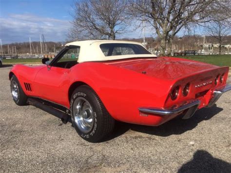 1968 Corvette Convertible 4 Speed Side Pipes Runs Drives And Looks
