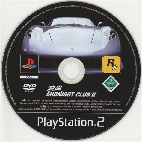 Midnight Club Ii 2003 Playstation 2 Box Cover Art Mobygames