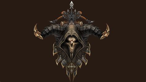 Skulls Horns Demon Hunter Diablo Iii Crossbows Wallpapers Hd