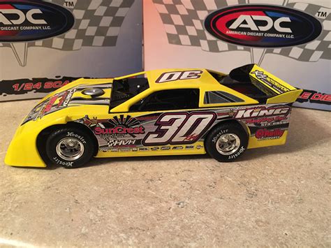 Adc Red Series 2017 Ryan King Tn Driver Dirt Late Model 124 Diecast