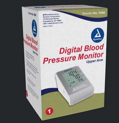 St John New Zealand Dynarex Digital Upper Arm Blood Pressure Monitor