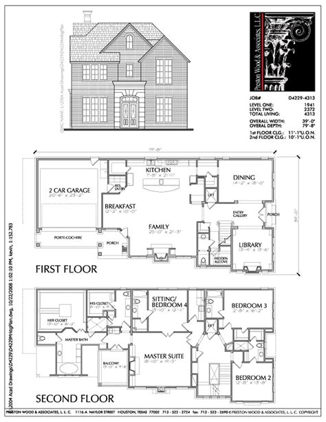 Urban Home Design Three Story Inner City House Floor Plans Building