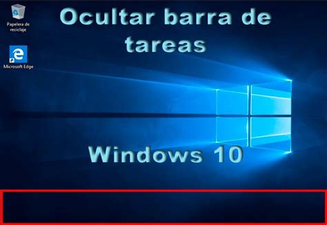 Cómo ocultar la barra de tareas en Windows Tecnoguia Hot Sex Picture