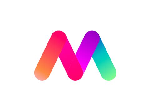 M Gradient Logo By Brainbrand On Dribbble
