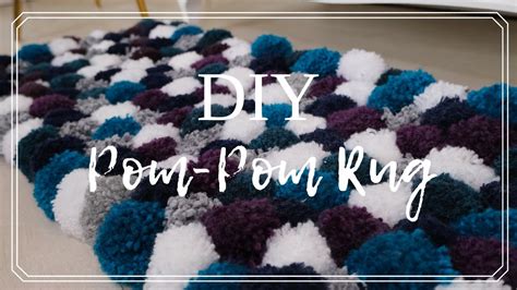 Diy Pom Pom Rug How To Make Your Own Diy Home Decor Youtube