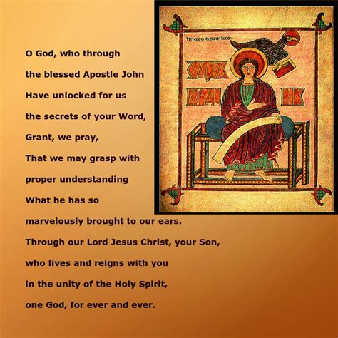 Daily Homilies Feast Of Saint John Apostle And Evangelist