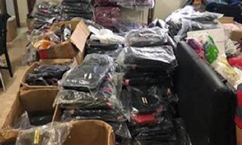 man arrested for allegedly importing more than 4 000 pieces of counterfeit goods worth over 520k