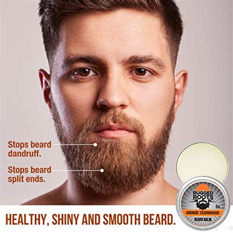 Beard Balm For Men By Rugged Roots Hair Nourishing Beard Balm With