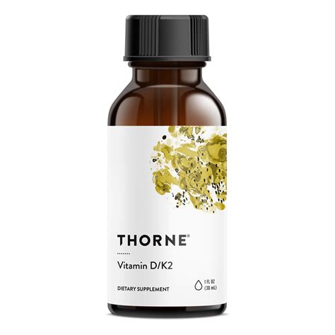 Thorne Research Vitamin Dk2 Liquid Metered Dispenser Dietary