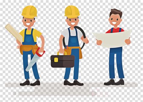 Cartoon Job Construction Worker Clip Art Employment Clipart Cartoon