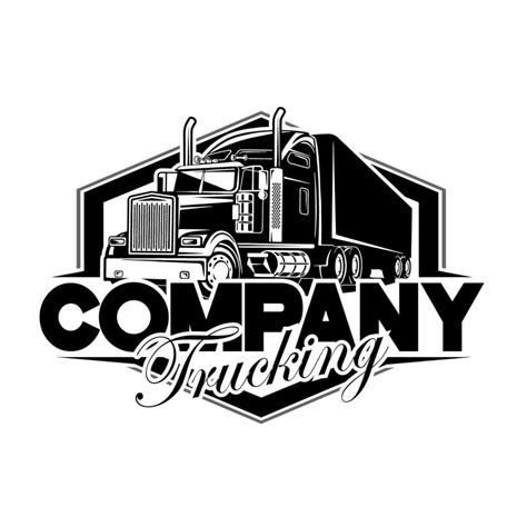 Logotipo De La Empresa De Camiones Logotipo De Semirremolque Vector