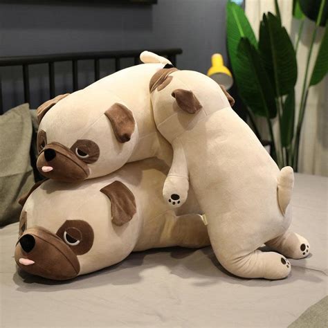 Giant Pug Plush Comfy Morning